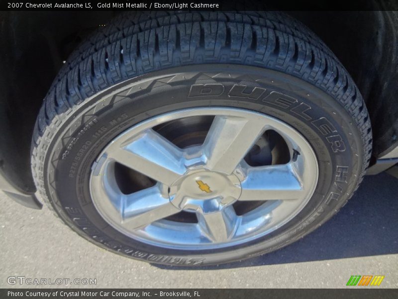Gold Mist Metallic / Ebony/Light Cashmere 2007 Chevrolet Avalanche LS