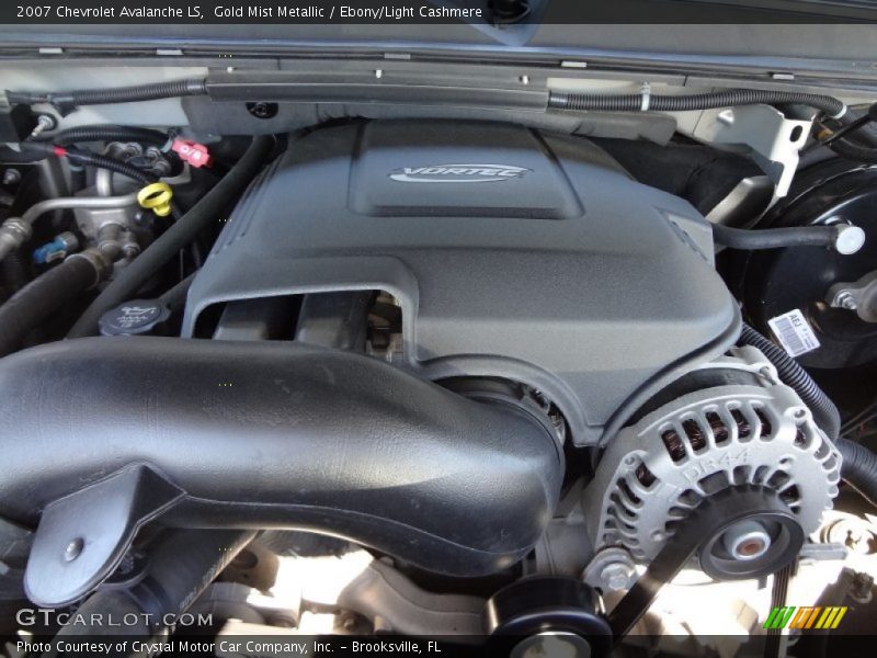 Gold Mist Metallic / Ebony/Light Cashmere 2007 Chevrolet Avalanche LS