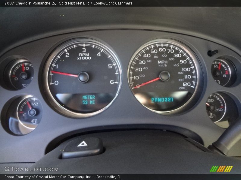 Gold Mist Metallic / Ebony/Light Cashmere 2007 Chevrolet Avalanche LS