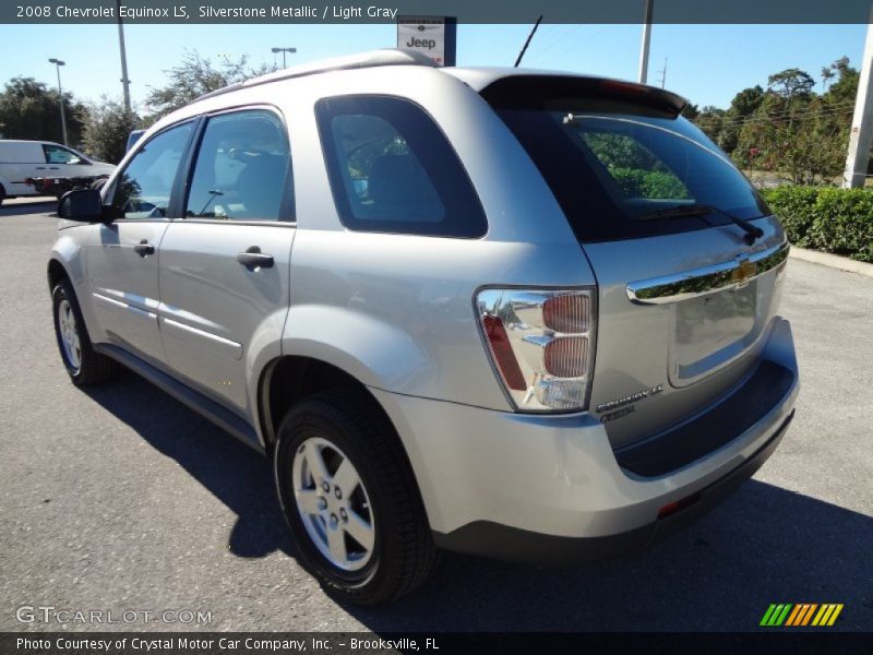 Silverstone Metallic / Light Gray 2008 Chevrolet Equinox LS