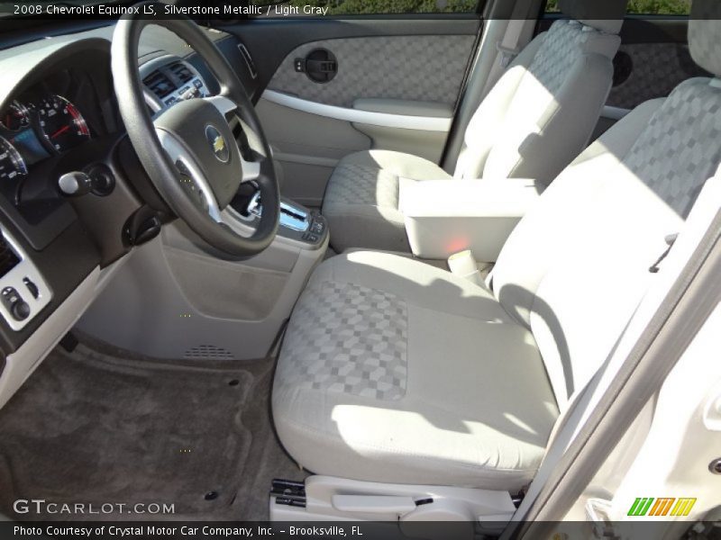 Silverstone Metallic / Light Gray 2008 Chevrolet Equinox LS