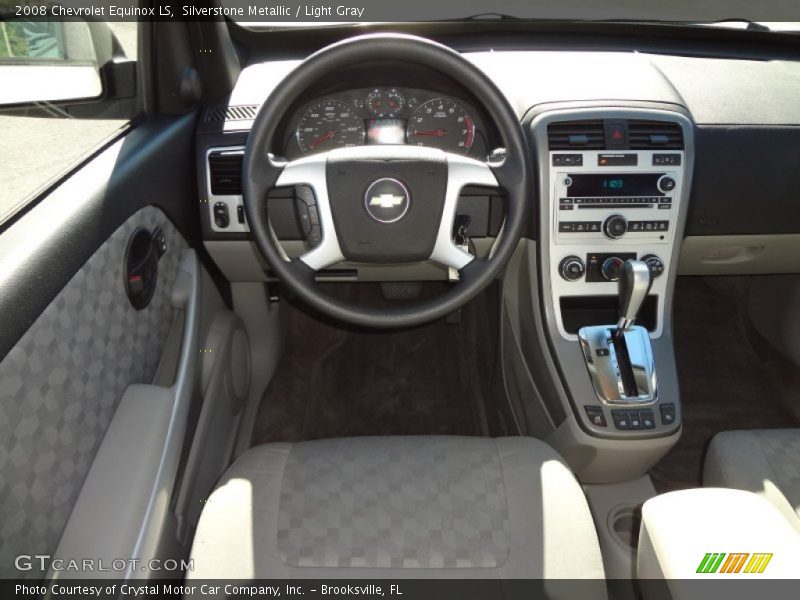Silverstone Metallic / Light Gray 2008 Chevrolet Equinox LS