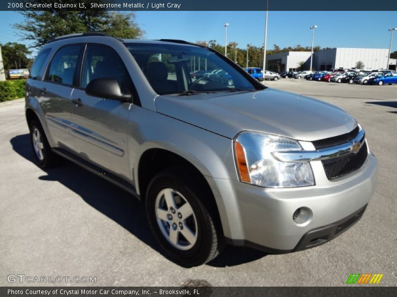 Silverstone Metallic / Light Gray 2008 Chevrolet Equinox LS