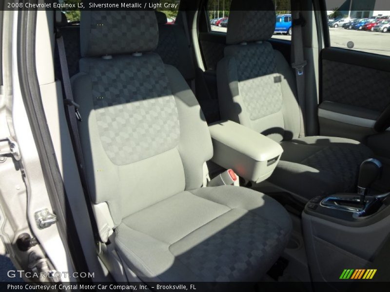 Silverstone Metallic / Light Gray 2008 Chevrolet Equinox LS