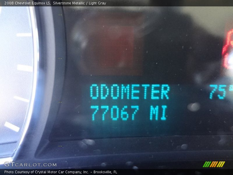 Silverstone Metallic / Light Gray 2008 Chevrolet Equinox LS