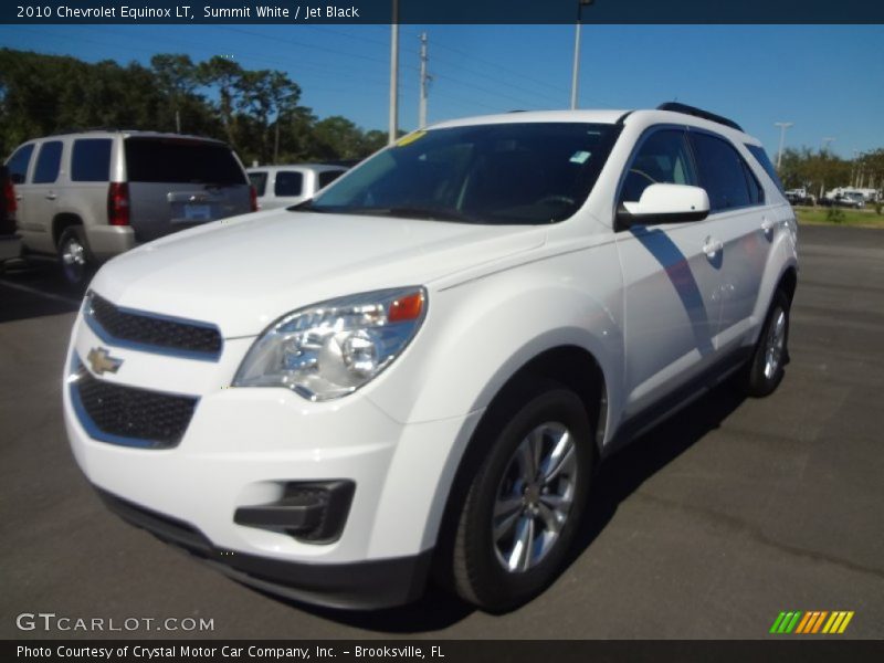 Summit White / Jet Black 2010 Chevrolet Equinox LT