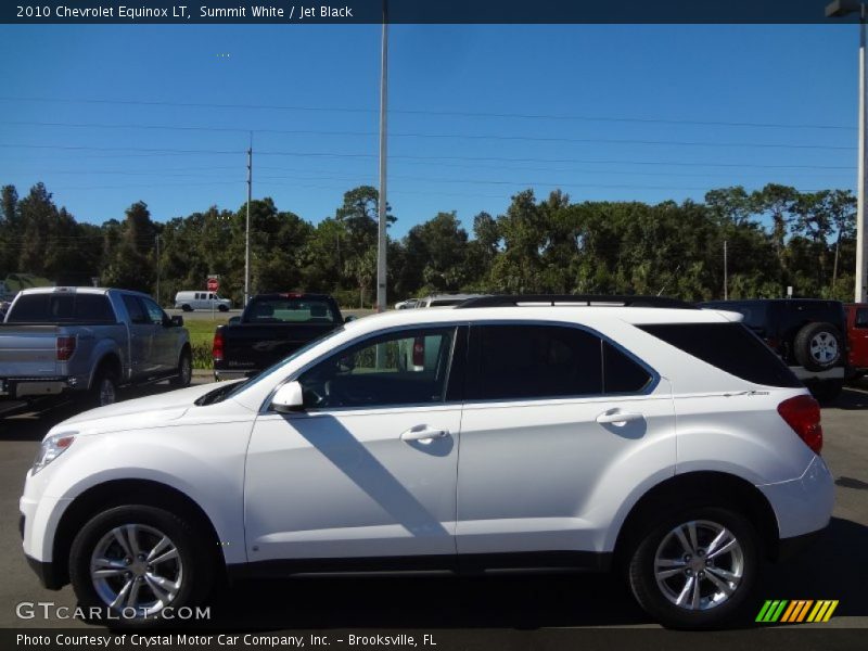 Summit White / Jet Black 2010 Chevrolet Equinox LT