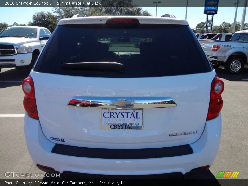Summit White / Jet Black 2010 Chevrolet Equinox LT