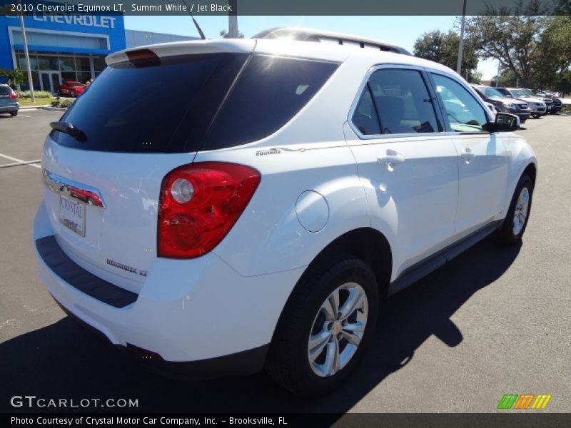 Summit White / Jet Black 2010 Chevrolet Equinox LT
