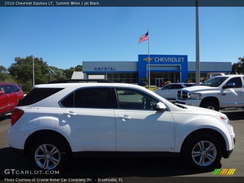 Summit White / Jet Black 2010 Chevrolet Equinox LT