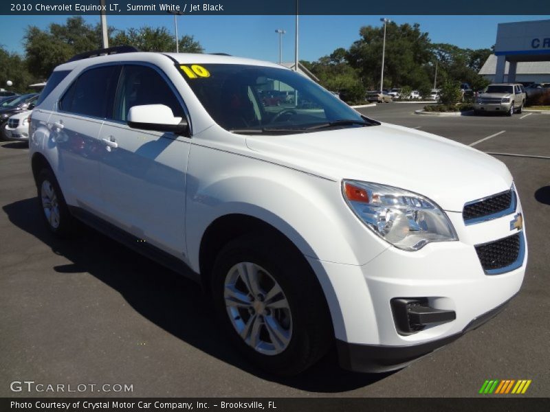 Summit White / Jet Black 2010 Chevrolet Equinox LT