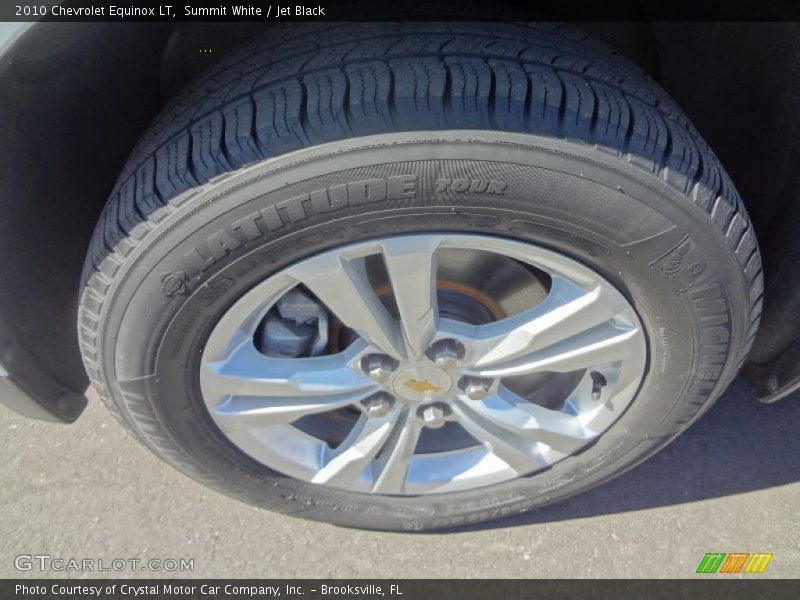 Summit White / Jet Black 2010 Chevrolet Equinox LT