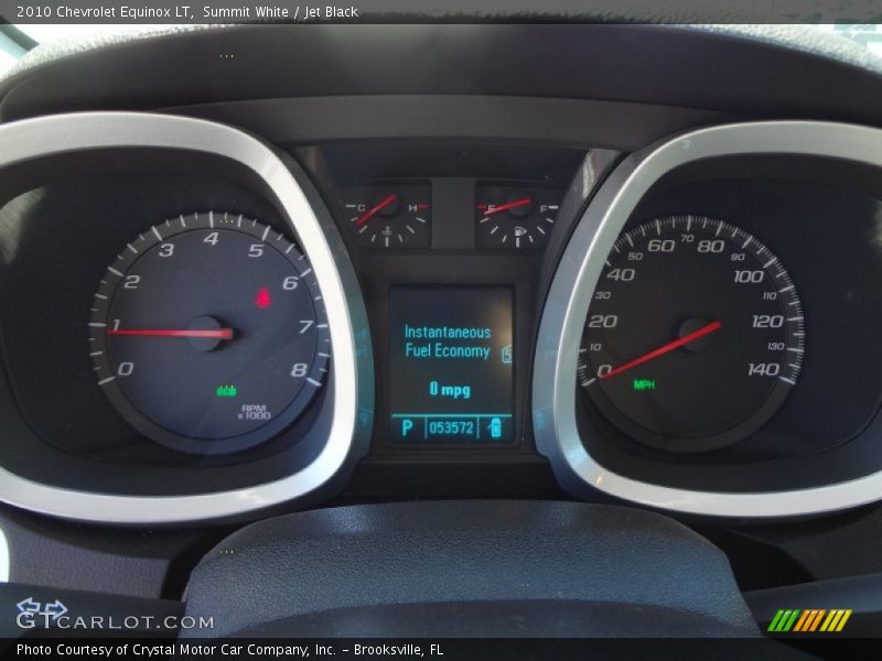 Summit White / Jet Black 2010 Chevrolet Equinox LT