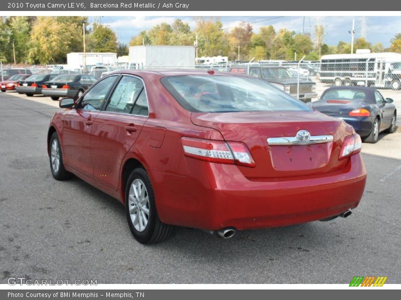 Barcelona Red Metallic / Ash Gray 2010 Toyota Camry LE V6