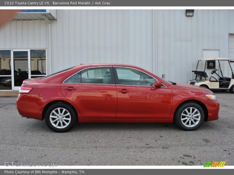 Barcelona Red Metallic / Ash Gray 2010 Toyota Camry LE V6