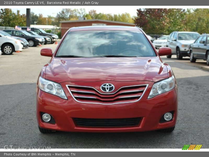 Barcelona Red Metallic / Ash Gray 2010 Toyota Camry LE V6