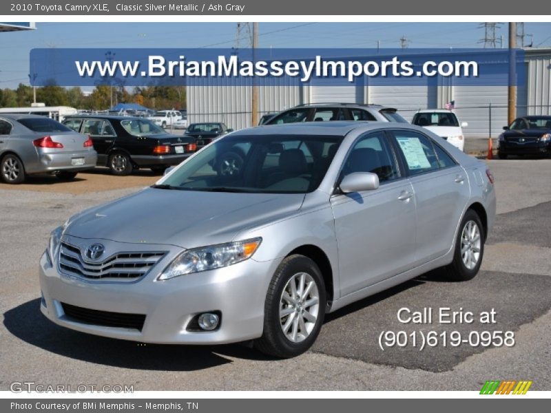 Classic Silver Metallic / Ash Gray 2010 Toyota Camry XLE