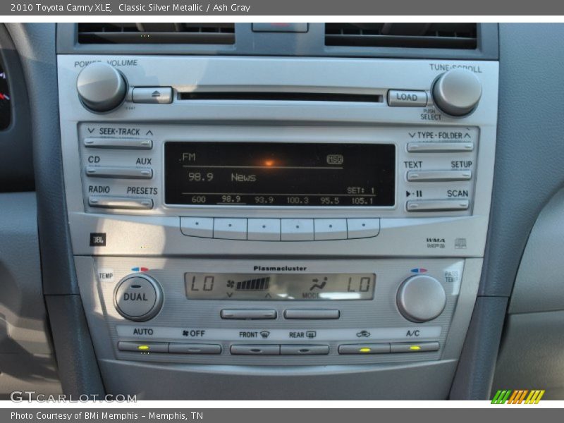 Classic Silver Metallic / Ash Gray 2010 Toyota Camry XLE