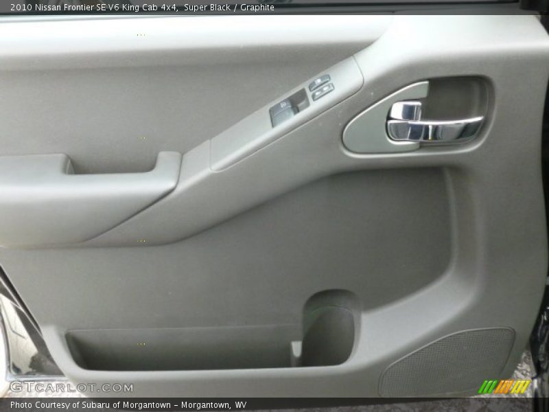 Super Black / Graphite 2010 Nissan Frontier SE V6 King Cab 4x4