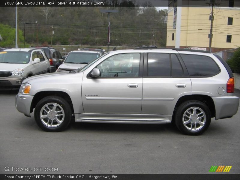 Silver Mist Metallic / Ebony 2007 GMC Envoy Denali 4x4