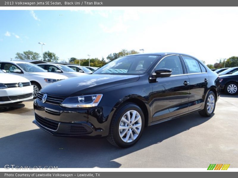 Black Uni / Titan Black 2013 Volkswagen Jetta SE Sedan