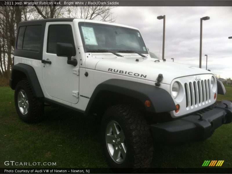 Bright White / Black/Dark Saddle 2011 Jeep Wrangler Rubicon 4x4