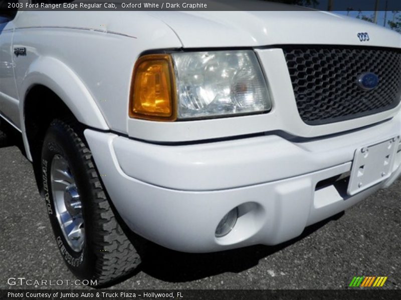 Oxford White / Dark Graphite 2003 Ford Ranger Edge Regular Cab