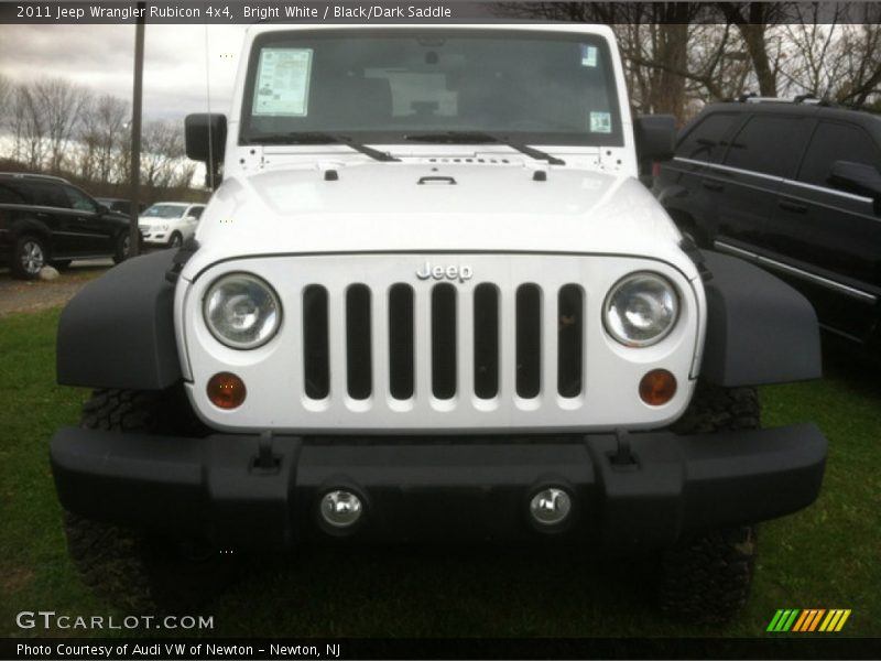 Bright White / Black/Dark Saddle 2011 Jeep Wrangler Rubicon 4x4