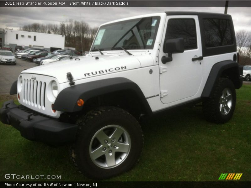 Bright White / Black/Dark Saddle 2011 Jeep Wrangler Rubicon 4x4