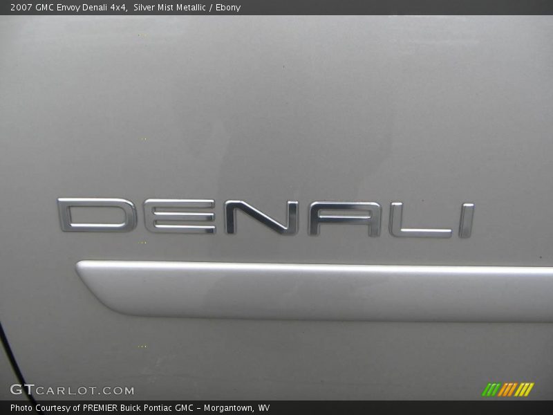 Silver Mist Metallic / Ebony 2007 GMC Envoy Denali 4x4