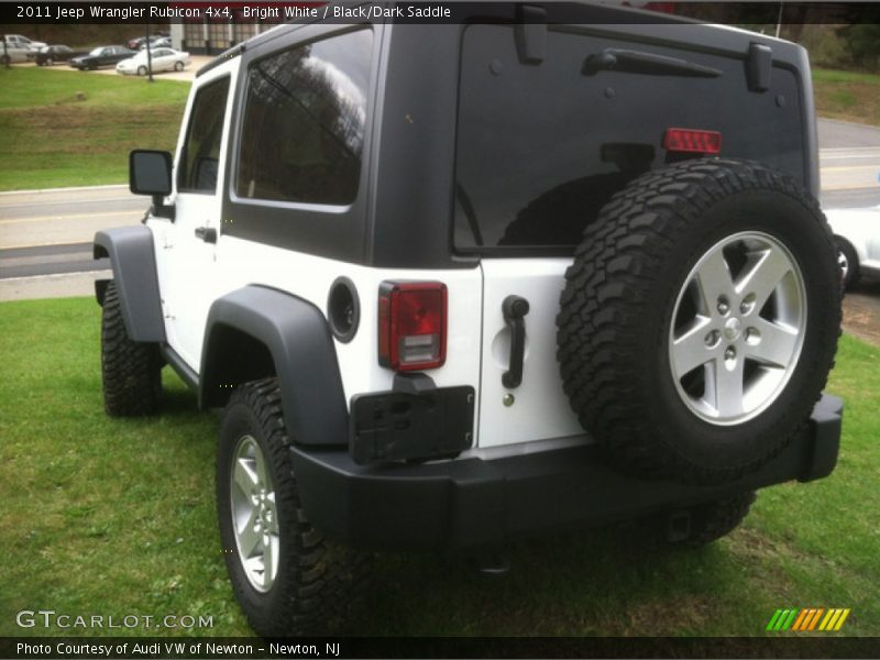 Bright White / Black/Dark Saddle 2011 Jeep Wrangler Rubicon 4x4