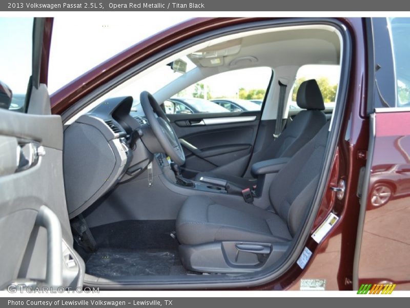 Opera Red Metallic / Titan Black 2013 Volkswagen Passat 2.5L S