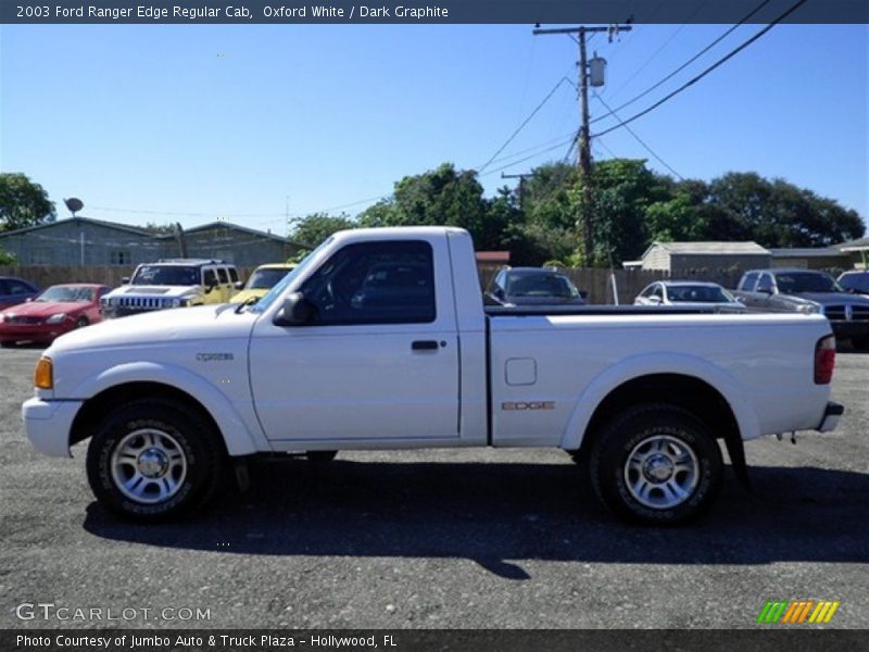 Oxford White / Dark Graphite 2003 Ford Ranger Edge Regular Cab