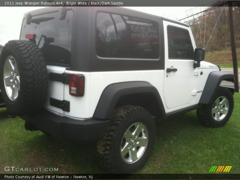 Bright White / Black/Dark Saddle 2011 Jeep Wrangler Rubicon 4x4