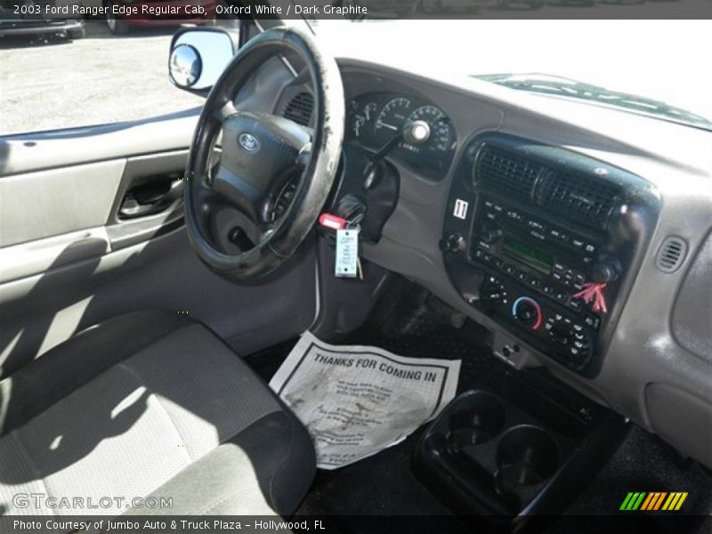 Oxford White / Dark Graphite 2003 Ford Ranger Edge Regular Cab
