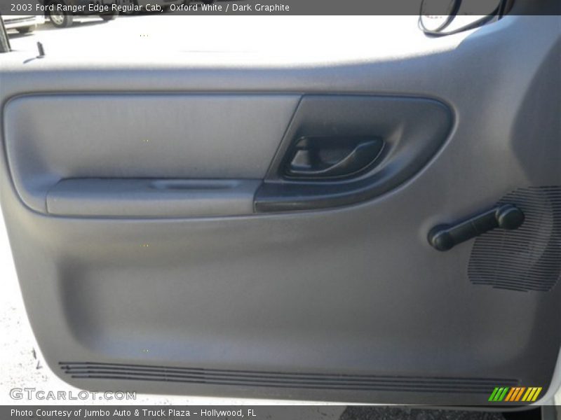 Oxford White / Dark Graphite 2003 Ford Ranger Edge Regular Cab