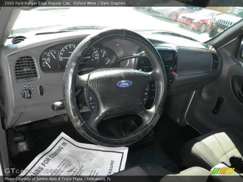 Oxford White / Dark Graphite 2003 Ford Ranger Edge Regular Cab