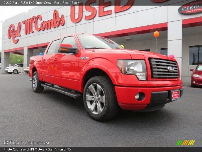 Race Red / Black 2012 Ford F150 FX2 SuperCrew