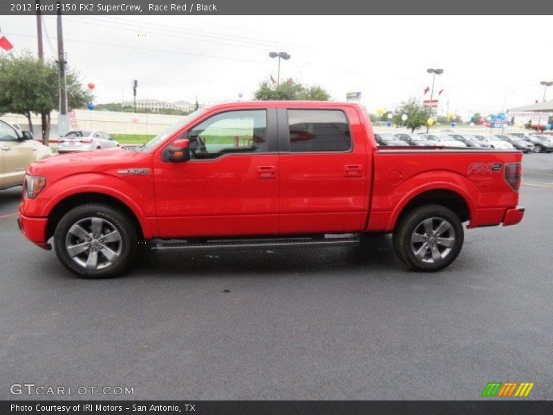 Race Red / Black 2012 Ford F150 FX2 SuperCrew