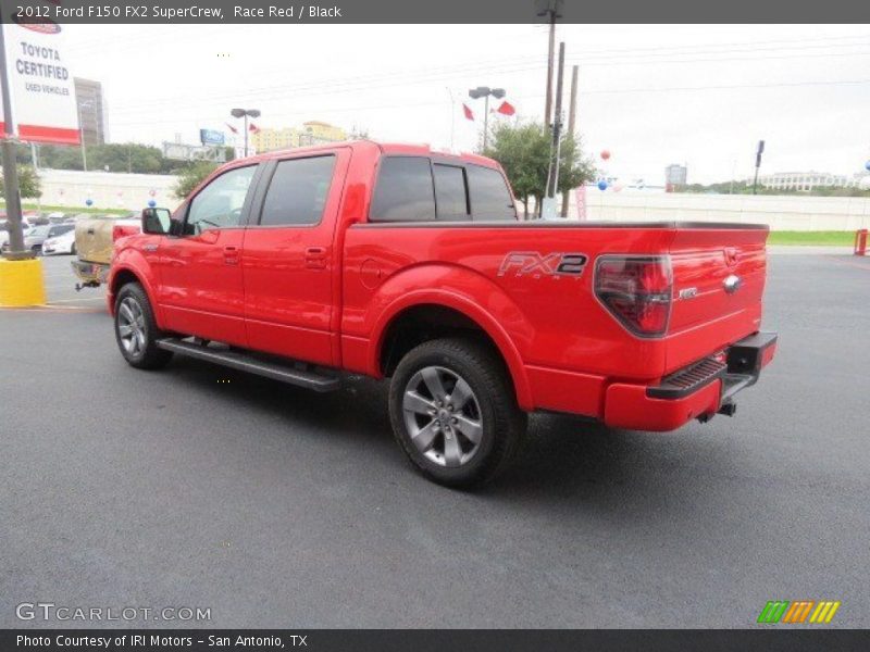 Race Red / Black 2012 Ford F150 FX2 SuperCrew