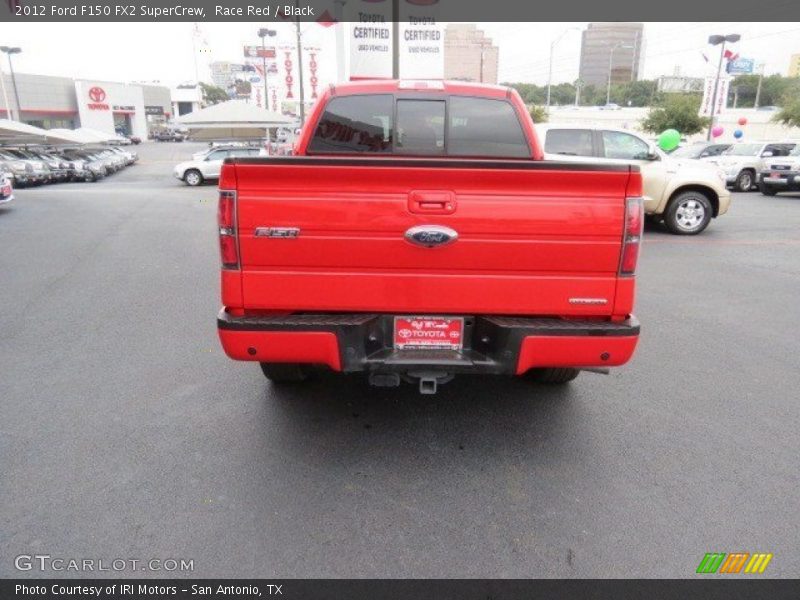 Race Red / Black 2012 Ford F150 FX2 SuperCrew