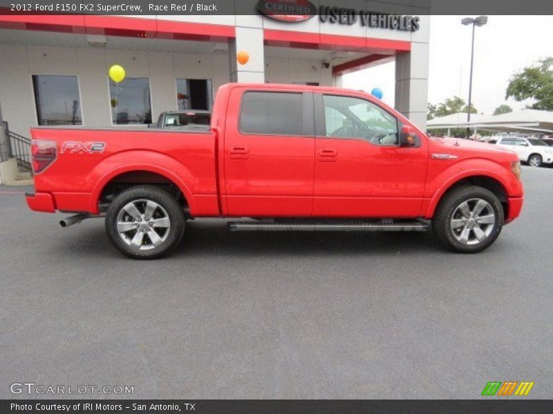 Race Red / Black 2012 Ford F150 FX2 SuperCrew