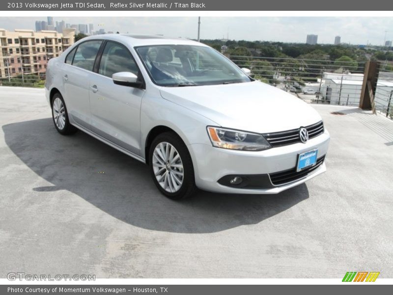 Reflex Silver Metallic / Titan Black 2013 Volkswagen Jetta TDI Sedan
