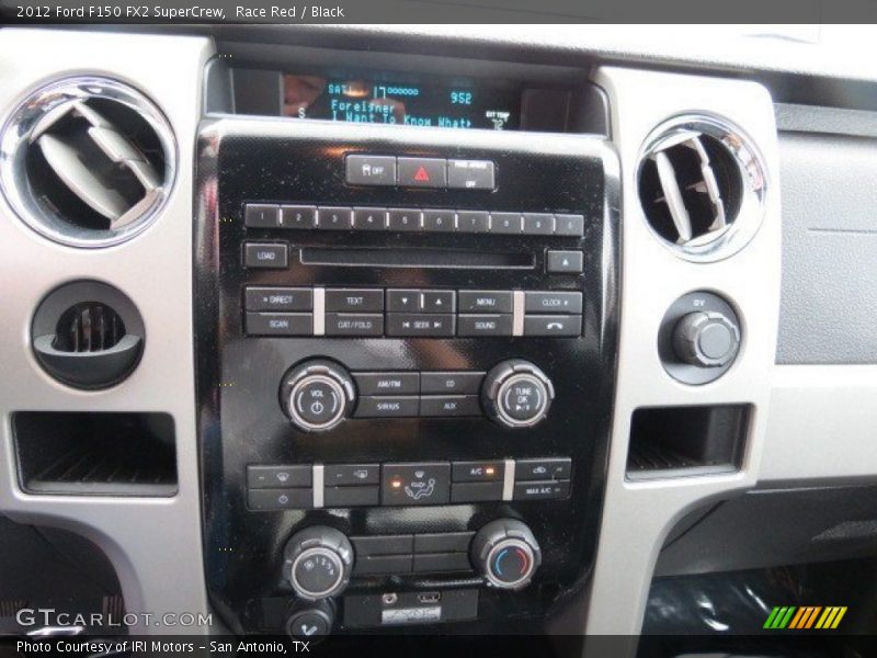 Race Red / Black 2012 Ford F150 FX2 SuperCrew