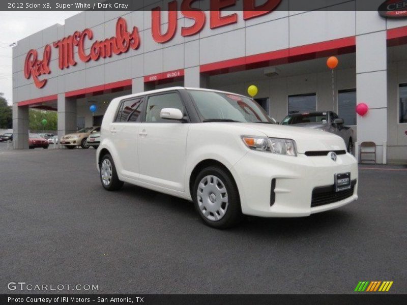 Super White / Dark Gray 2012 Scion xB