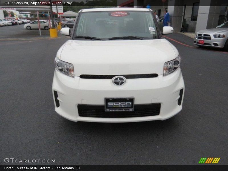 Super White / Dark Gray 2012 Scion xB