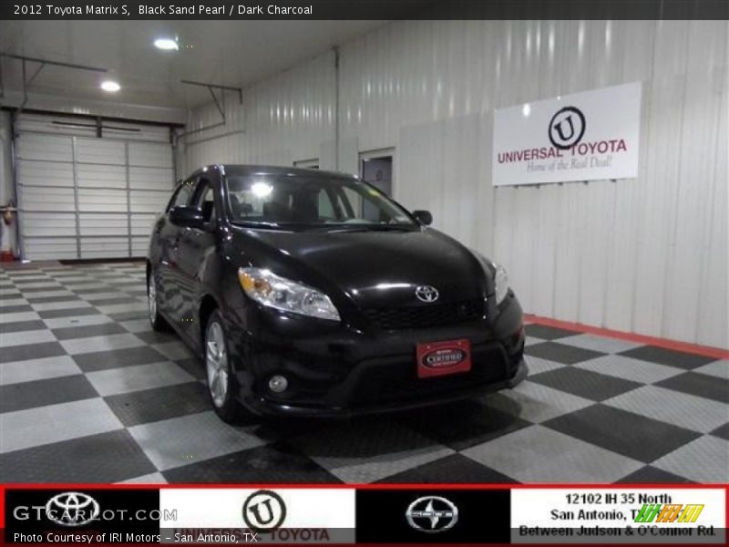 Black Sand Pearl / Dark Charcoal 2012 Toyota Matrix S