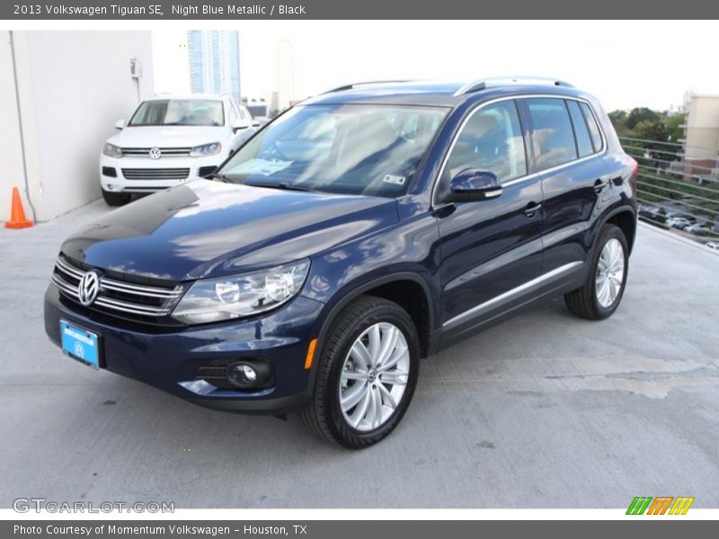 Night Blue Metallic / Black 2013 Volkswagen Tiguan SE