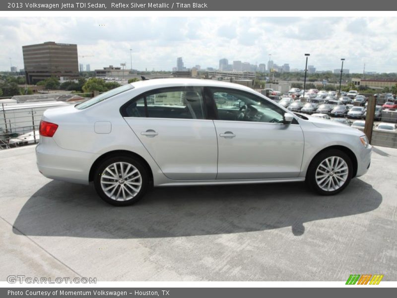 Reflex Silver Metallic / Titan Black 2013 Volkswagen Jetta TDI Sedan