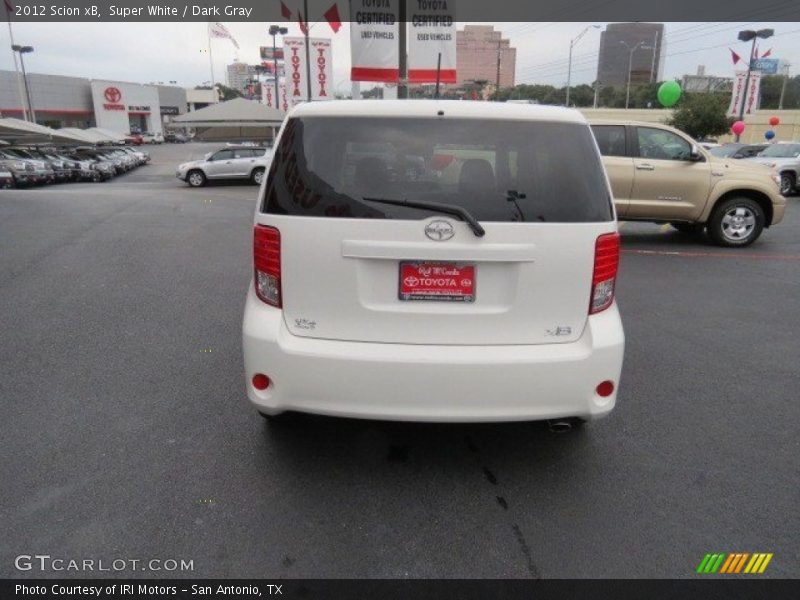 Super White / Dark Gray 2012 Scion xB